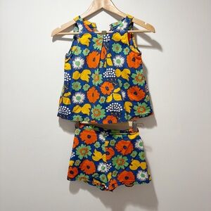 Marimekko x Target Kukkatori Girls 2 Piece Outfit Size Medium 8-10 Flower Market